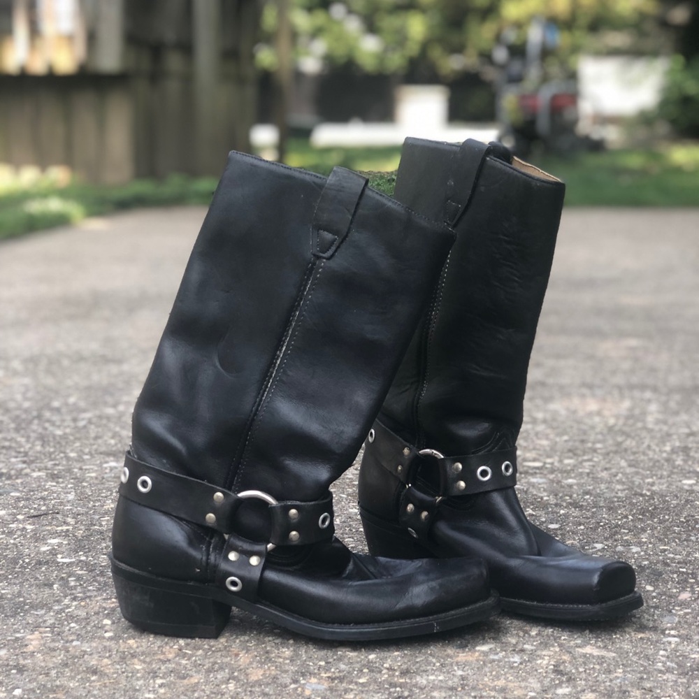 Vintage Motorcycle Boots